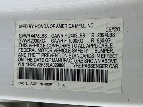 Used 2020 Honda Accord Sport image 12