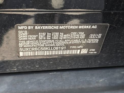 Used 2019 BMW X5 xDrive40i w/ Convenience Package AWD/4WD image 37