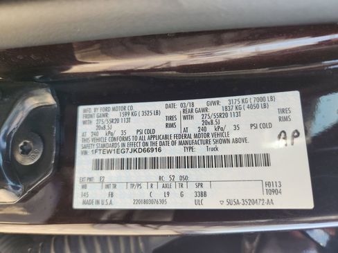 Used 2018 Ford F150 XLT w/ Equipment Group 302A Luxury image 39