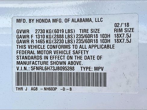 Used 2018 Honda Odyssey EX-L image 19