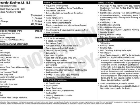 Certified 2024 Chevrolet Equinox LS w/ LS Convenience Package FWD image 34
