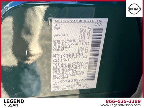 Certified 2022 Nissan Pathfinder SL image 19