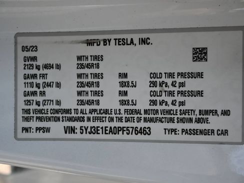 Used 2023 Tesla Model 3 Standard Range RWD image 44