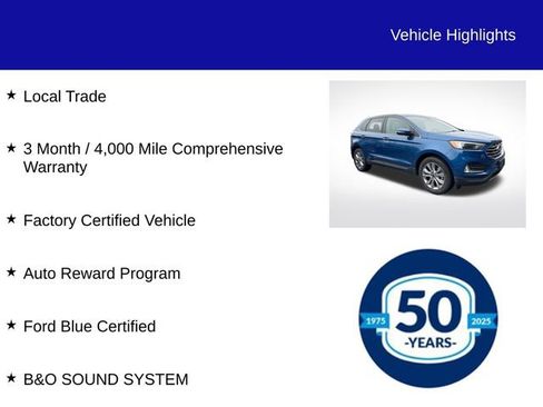 Certified 2022 Ford Edge Titanium AWD/4WD image 5