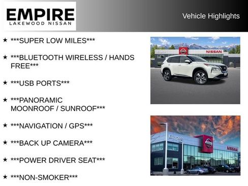 Used 2023 Nissan Rogue SL w/ SL Premium Package AWD/4WD image 2