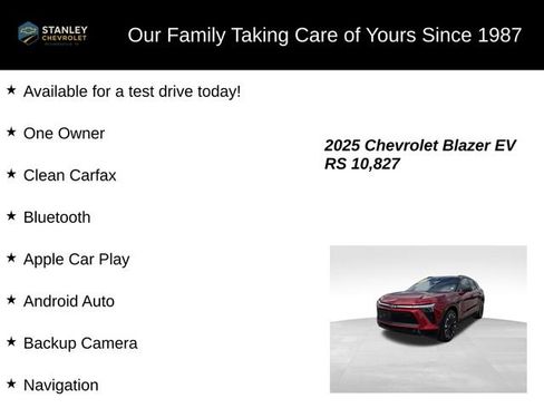 Used 2025 Chevrolet Blazer EV RS w/ Super Cruise Package AWD/4WD image 9