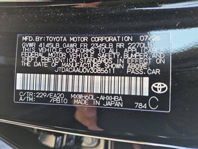 New 2027 Toyota Prius Limited w/ Limited Premium Package FWD image 18
