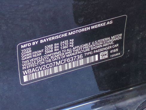 Used 2021 BMW 840i Gran Coupe w/ M Sport Package image 34