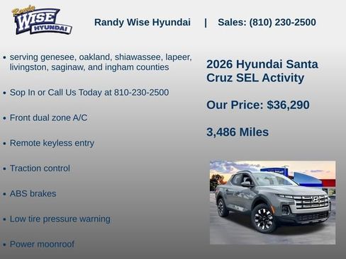 New 2026 Hyundai Santa Cruz SEL AWD/4WD image 5
