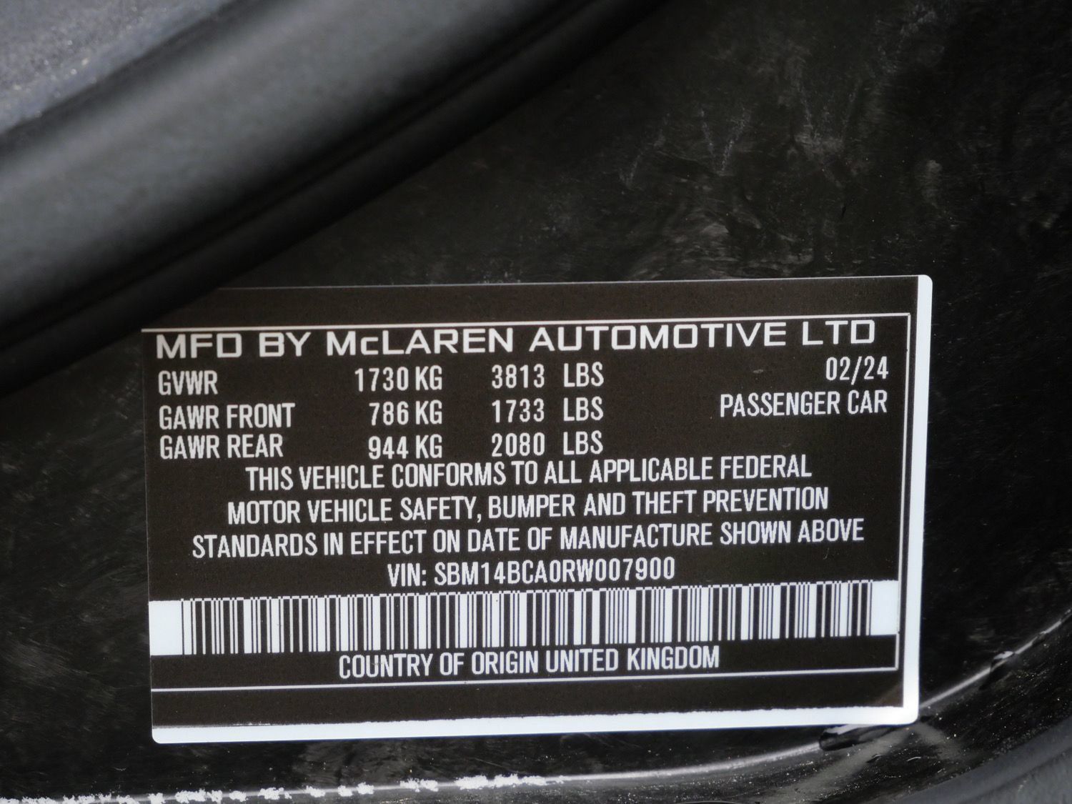 Used 2024 McLaren 750S Spider RWD image 35