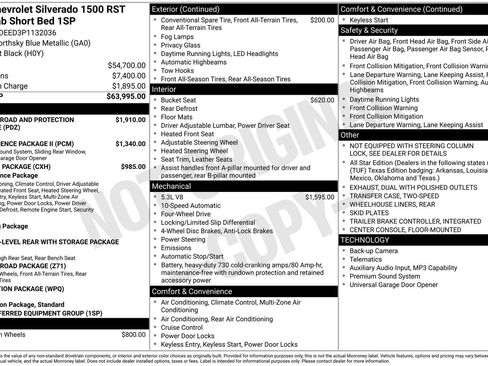 Used 2023 Chevrolet Silverado 1500 RST AWD/4WD image 33