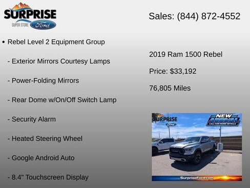 Used 2019 RAM 1500 Rebel w/ Rebel Level 2 Equipment Group AWD/4WD image 18