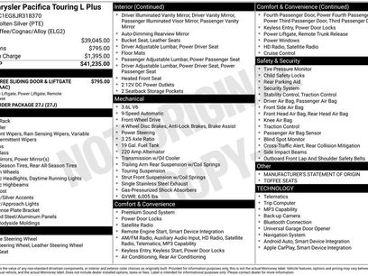 Used 2018 Chrysler Pacifica Touring-L Plus