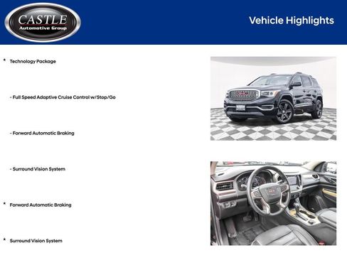 Used 2017 GMC Acadia Denali w/ Technology Package AWD/4WD image 7