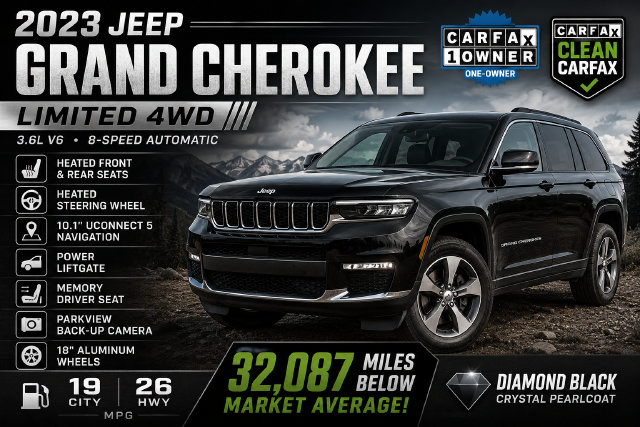 Used 2023 Jeep Grand Cherokee Limited AWD/4WD image 3