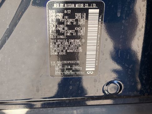 Used 2023 INFINITI QX80 Sensory w/ Cargo Package AWD/4WD image 10