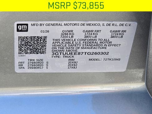 New 2026 GMC Sierra 1500 AT4 w/ AT4 Premium Package AWD/4WD image 45