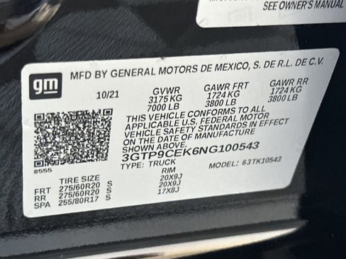 Used 2022 GMC Sierra 1500 Elevation w/ LPO, Elevation Black Package image 40