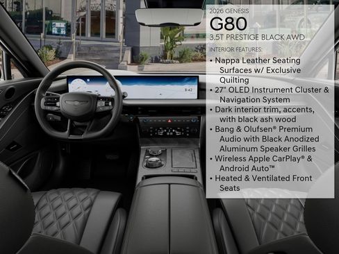 New 2026 Genesis G80 3.5T Prestige image 21