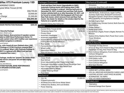 Certified 2022 Cadillac XT5 Premium Luxury image 44