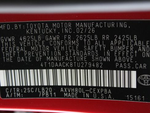 Used 2026 Toyota Camry XSE FWD image 42