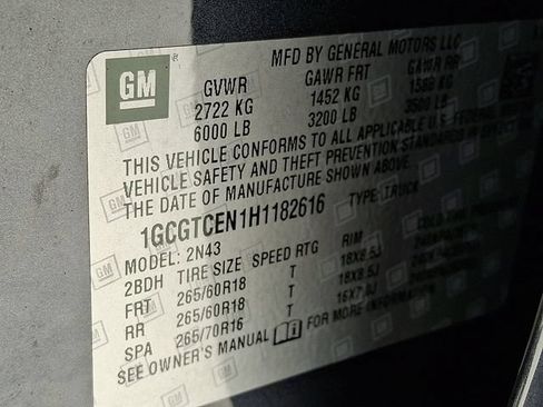 Used 2017 Chevrolet Colorado LT AWD/4WD image 25