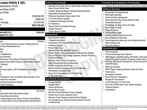 Used 2023 Hyundai Ioniq 5 SEL w/ Cargo Package AWD/4WD image 31