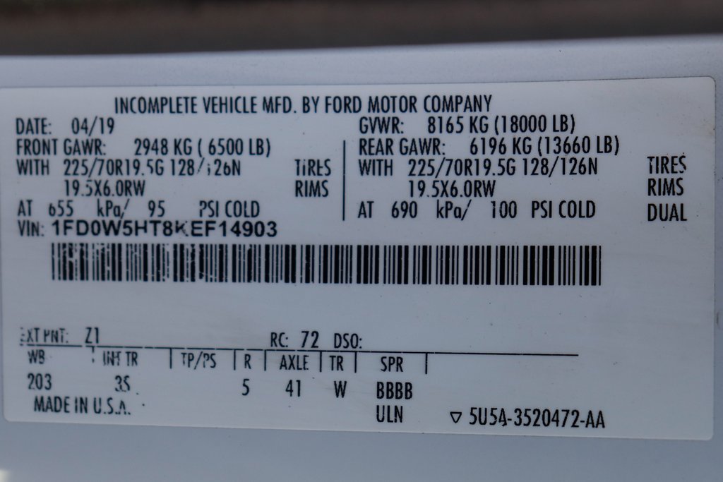 Used 2019 Ford F550 4x4 Crew Cab Super Duty image 52