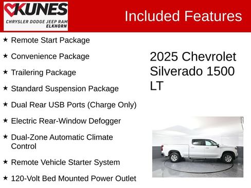 Used 2025 Chevrolet Silverado 1500 LT w/ Work Truck Package AWD/4WD image 3