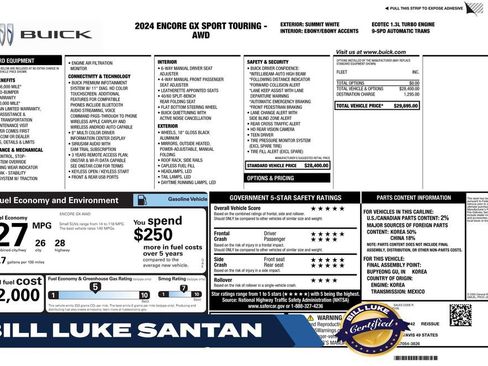 Used 2024 Buick Encore GX Sport Touring AWD/4WD image 1