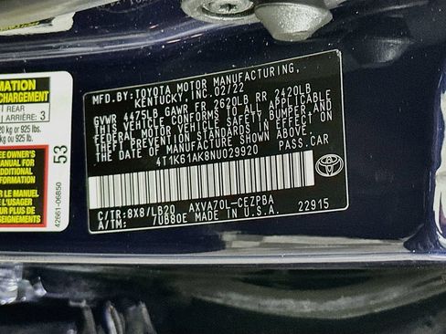 Used 2022 Toyota Camry XSE FWD image 33