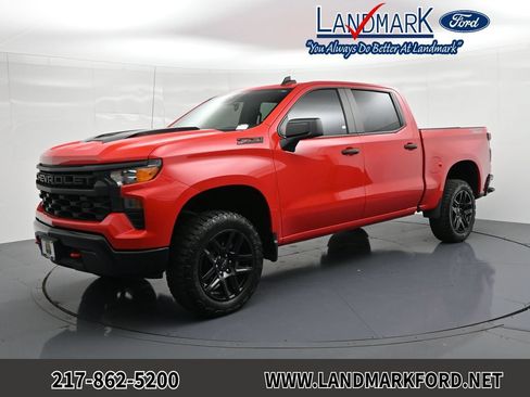 Used 2024 Chevrolet Silverado 1500 Custom Trail Boss w/ LPO, Dark Essentials Package AWD/4WD image 1