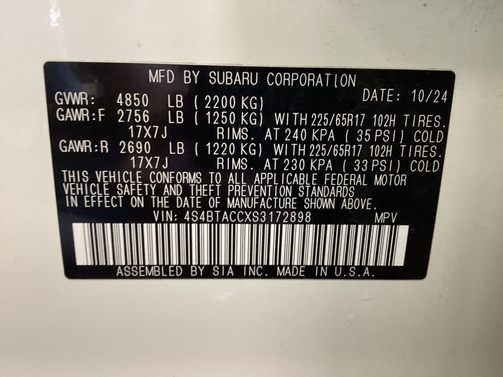 Certified 2025 Subaru Outback Premium w/ Popular Package #1A AWD/4WD image 16