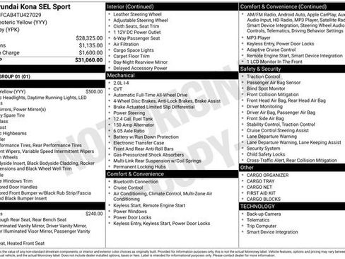 New 2026 Hyundai Kona SEL Sport AWD/4WD image 38
