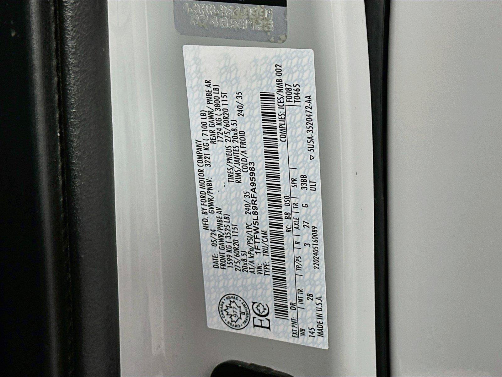 Used 2024 Ford F150 Lariat AWD/4WD image 24