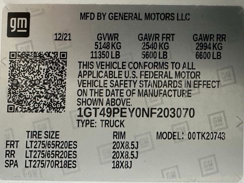 Used 2022 GMC Sierra 2500 AT4 image 11