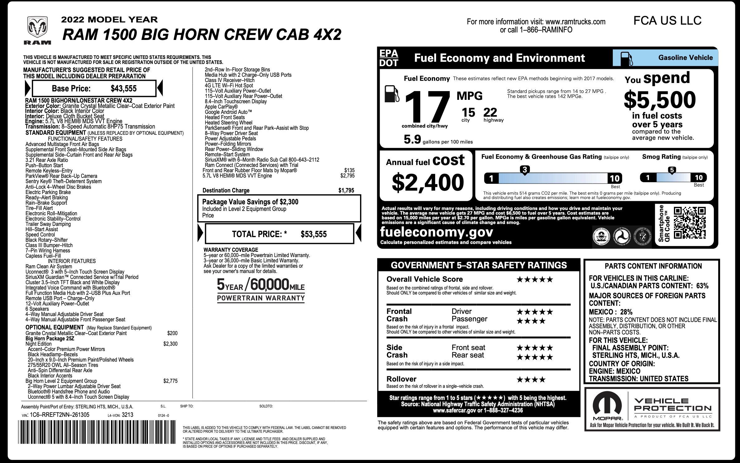Used 2022 RAM 1500 Big Horn RWD image 5