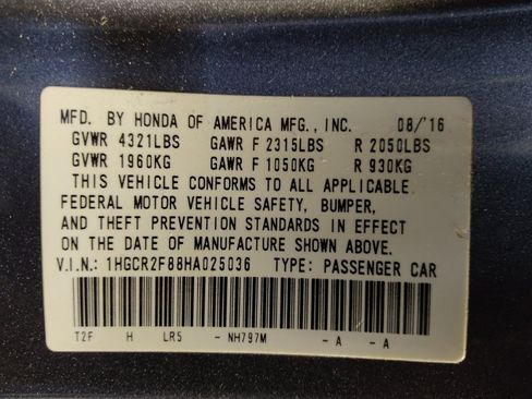 Used 2017 Honda Accord EX-L image 33