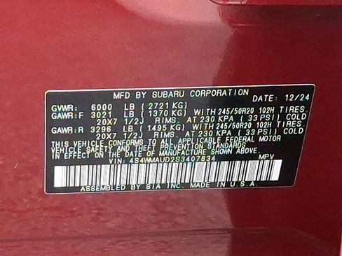 Certified 2025 Subaru Ascent Touring image 31