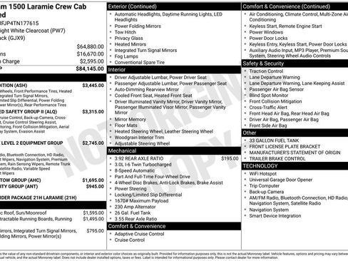 New 2026 RAM 1500 Laramie w/ Night Edition AWD/4WD image 53