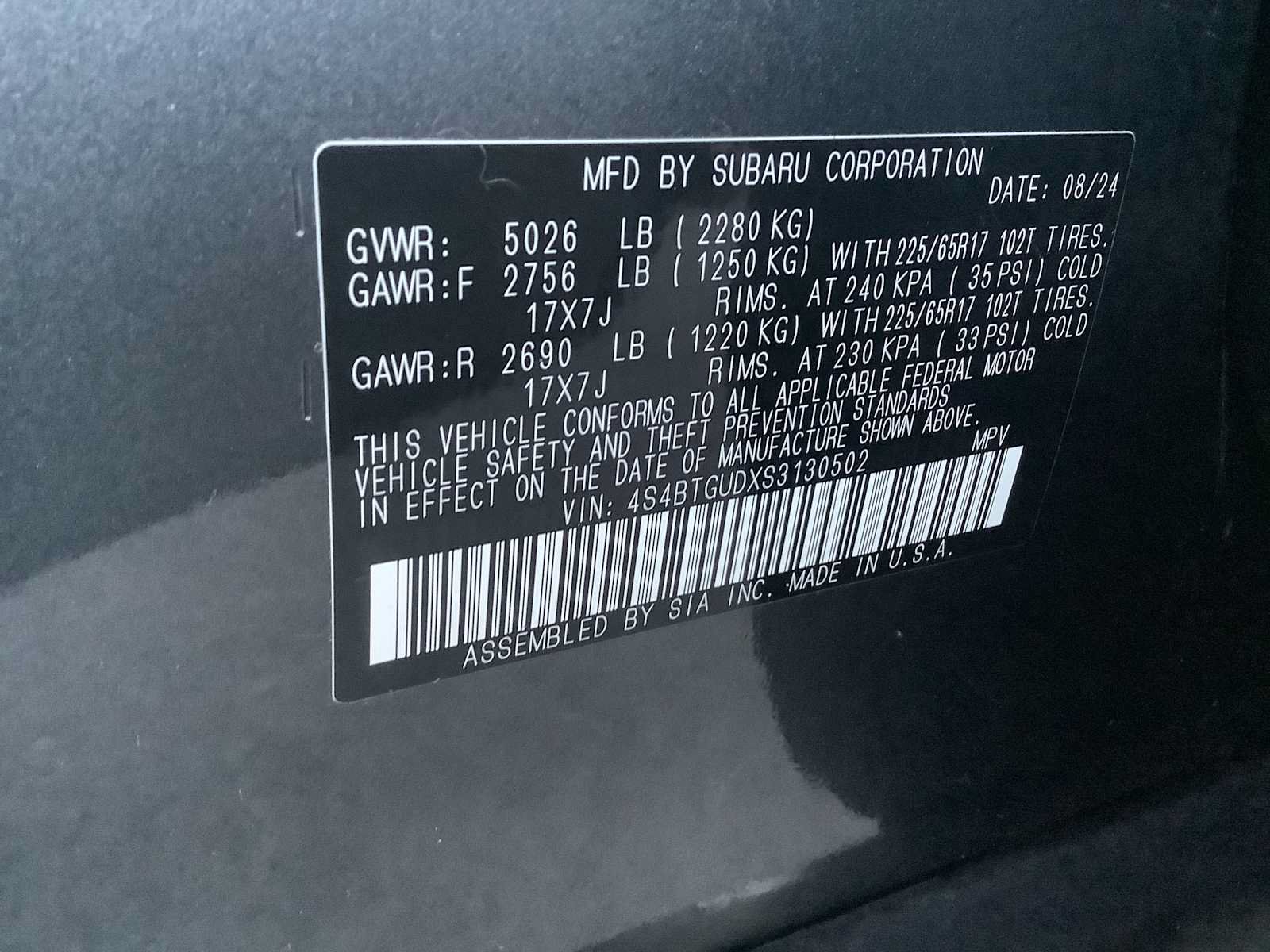 Used 2025 Subaru Outback Wilderness AWD/4WD image 21