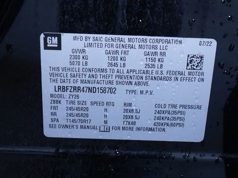 Used 2022 Buick Envision Avenir w/ Technology Package II FWD image 51