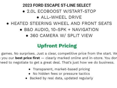 Certified 2023 Ford Escape ST-Line Select w/ Tech Pack #2