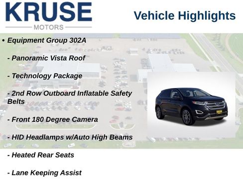 Used 2015 Ford Edge Titanium w/ Equipment Group 302A AWD/4WD image 10