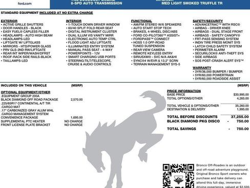 New 2025 Ford Bronco Sport Big Bend image 2