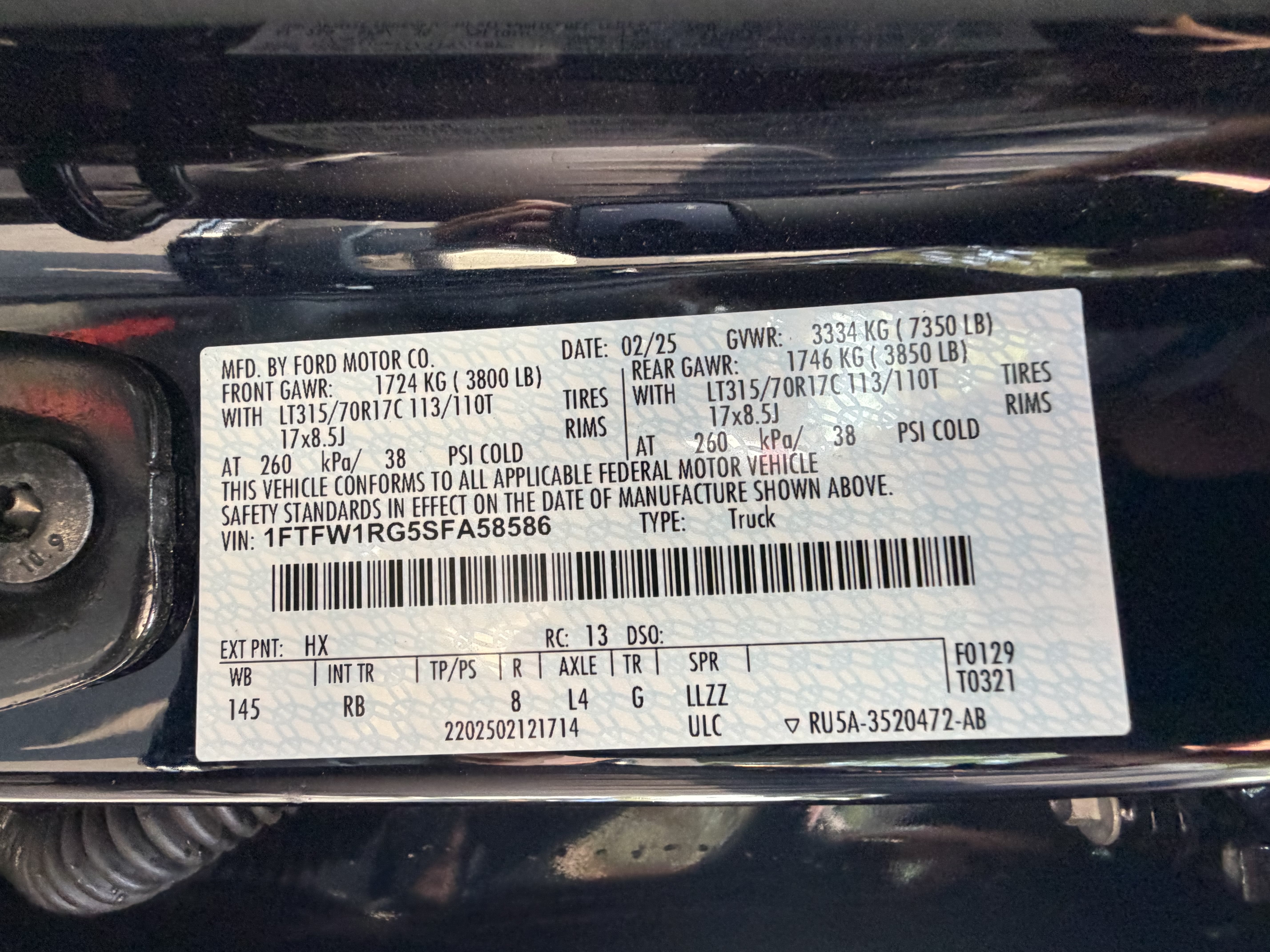 Used 2025 Ford F150 Raptor AWD/4WD image 50