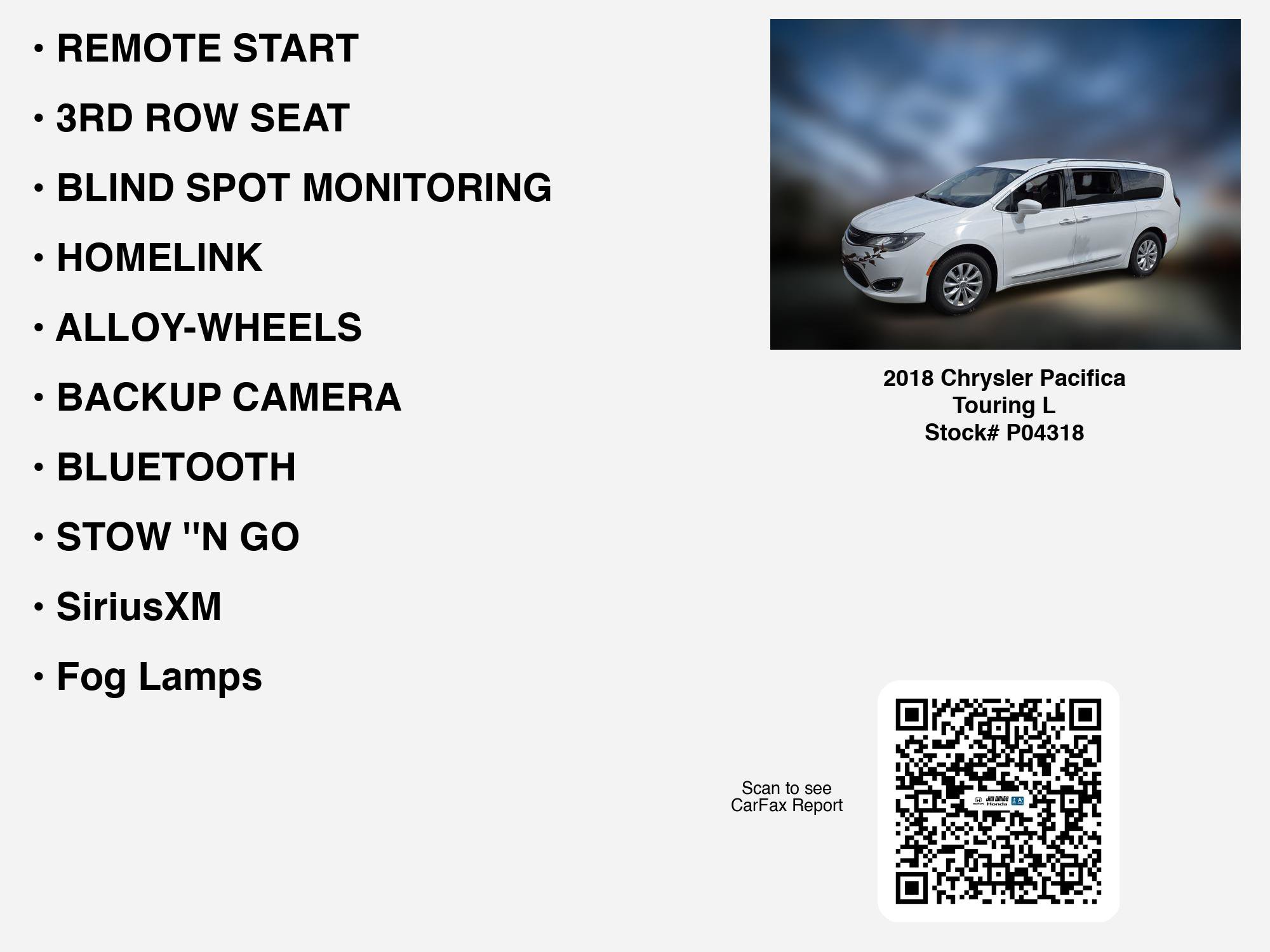 Used 2018 Chrysler Pacifica Touring-L FWD image 32