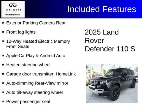 Used 2025 Land Rover Defender 110 S AWD/4WD image 3
