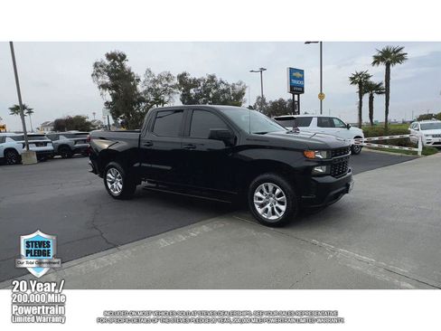 Used 2022 Chevrolet Silverado 1500 Custom w/ LPO, Dark Essentials Package image 2