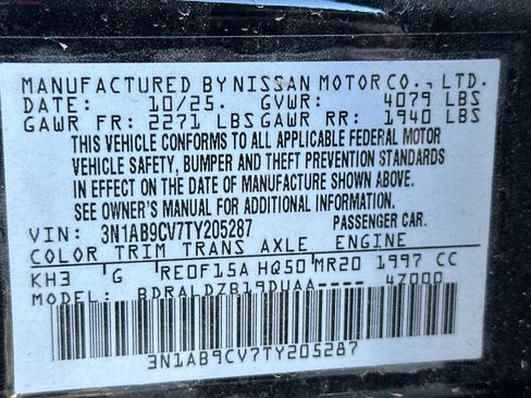 New 2026 Nissan Sentra SV w/ Floor Mat Package image 23